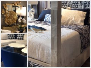 Furniture in blue and other ocean-inspired colors